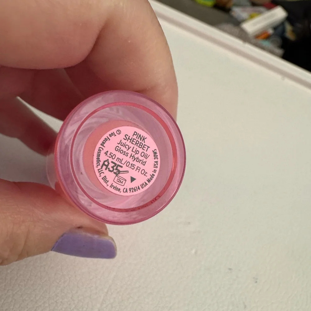 Too Faced Kissing Jelly Gloss - Pink Sherbet